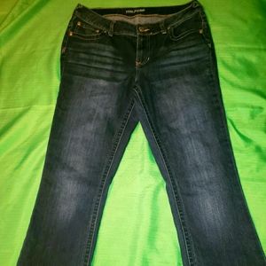 Maurices Dark Denim Sandblast Jeans